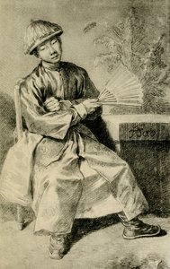 Ritratto di cinese TSao da Jean Antoine Watteau