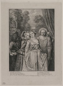 I vestiti sono italiani da Jean Antoine Watteau