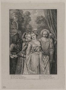Gli abiti sono italiani, 1715-1716 da Jean Antoine Watteau