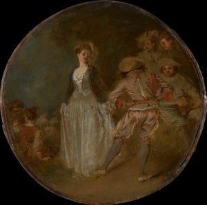 La danza campestre da Jean Antoine Watteau
