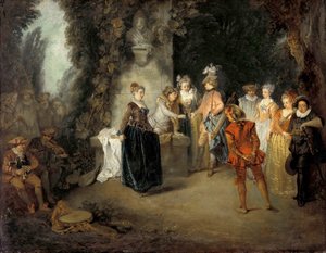 La commedia francese da Jean Antoine Watteau