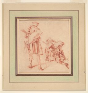 Due reclute da Jean Antoine Watteau