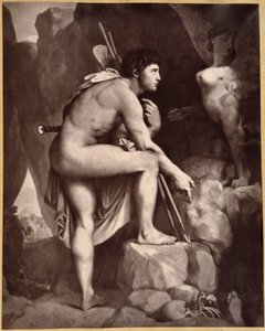 Edipo con Sfinge secondo Ingres da Jean Auguste Dominique (after) Ingres