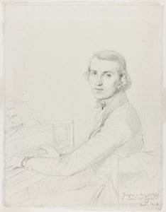 Charles Gounod, 1841 da Jean Auguste Dominique Ingres
