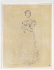 Francoise Leblanc, moglie di Jacques-Louis, segretaria di Elisa ... da Jean Auguste Dominique Ingres