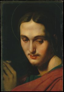 Testa di San Giovanni Evangelista da Jean Auguste Dominique Ingres