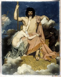 Giove e Teti da Jean Auguste Dominique Ingres