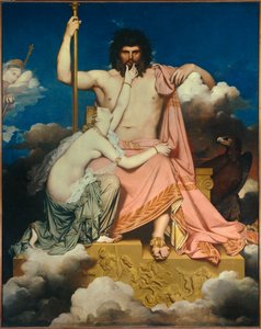 Giove e Teti da Jean Auguste Dominique Ingres