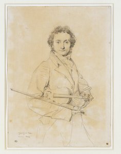 Niccolo Paganini, violiniSt. 1819 ... da Jean Auguste Dominique Ingres