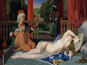 Odalisca con schiavo da Jean Auguste Dominique Ingres
