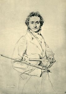 Paganini, Roma, 1819, 1943 da Jean Auguste Dominique Ingres