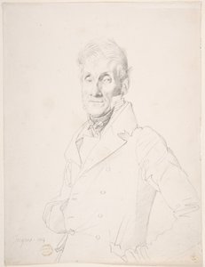 Ritratto di un uomo da Jean Auguste Dominique Ingres