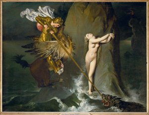 Roger e Angelique, una scena dell
