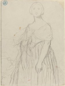 Bozzetto per Madame Moitessier da Jean Auguste Dominique Ingres