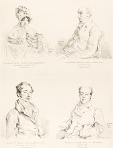 Sylvester (Douglas) Lord Glenbervie; Katherine Anne (North) Glenbervie; Frederic (North) Conte di Guilford; Frederic Sylvester Douglas