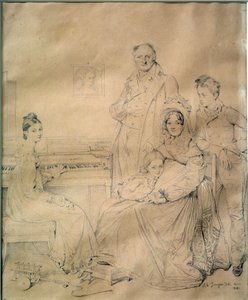 La famiglia Stamaty da Jean Auguste Dominique Ingres