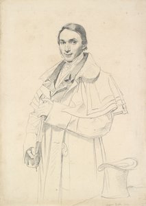 Ritratto a tre quarti di Jean-Francois-Antoine Forest, 1823 da Jean Auguste Dominique Ingres