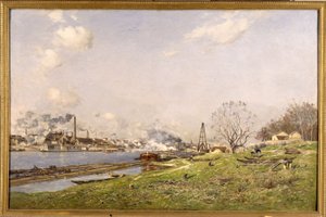 La Senna a Conflans-Charenton da Jean Baptiste Antoine Guillemet