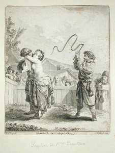 Supplica di Madame Lapoutkine, inciso da Jean Baptiste Tilliard