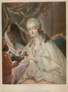 Jeanne Bécu, Comtesse Du Barry, e il suo servitore Zamor