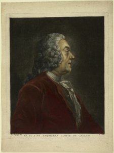 Ritratto di Philippe Claude André de Thubières, Comte de Caylus da Jean Baptiste Andre Gautier D