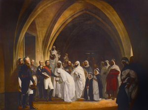 Il presidente repubblicano-principe Luigi Napoleone (1808-1873) libera Abd el Kader, castello di Amboise, 16 ottobre