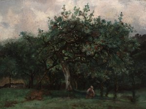 Paesaggio con Bambina