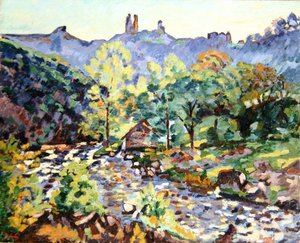 Rovine del castello, Crozant, c.1905