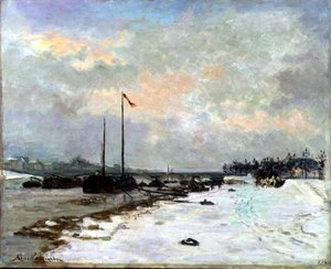 Il Molo della Senna da Jean Baptiste Armand Guillaumin