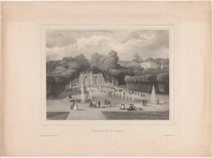 Fontana al Château de Saint-Cloud da Jean Baptiste Arnout