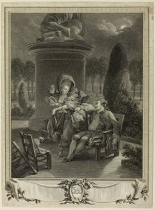 La sera delle Thuileries da Jean Baptiste Blaise Simonet