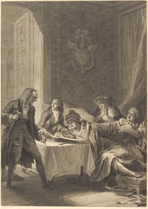 Il goloso da Jean Baptiste Blaise Simonet after Jacques Louis François Touzé