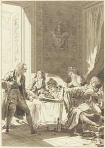 Il Goloso da Jean Baptiste Blaise Simonet after Jacques Louis François Touzé