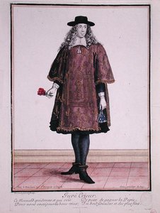 Il banditore di Beaune, fine XVII secolo da Jean Baptiste Bonnart