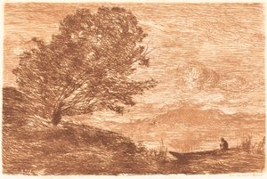 Un lago nel Tirolo da Jean Baptiste Camille Corot