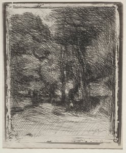 Un ricordo del Bas-Bréau da Jean Baptiste Camille Corot
