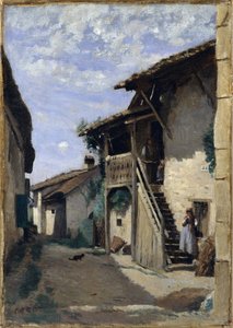 Una Strada di Villaggio: Dardagny, 1852, 1857, o 1863