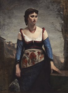 Agostina da Jean Baptiste Camille Corot