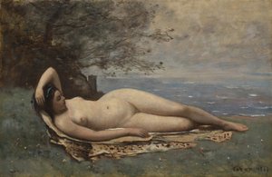 Baccante al mare da Jean Baptiste Camille Corot