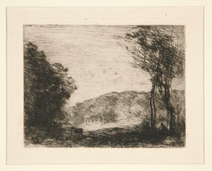 Campagna Boscosa da Jean Baptiste Camille Corot