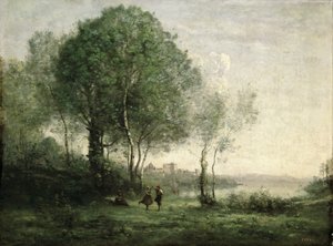 Castel Gandolfo, Pastori Tirolesi che Ballano da Jean Baptiste Camille Corot