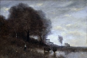 Paesaggio di campagna da Jean Baptiste Camille Corot