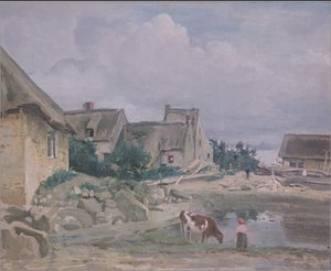 Dintorni di Fontainebleau da Jean Baptiste Camille Corot