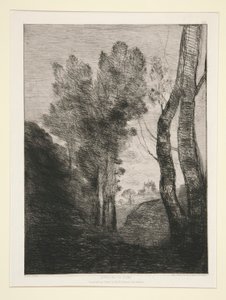 Nei dintorni di Roma da Jean Baptiste Camille Corot