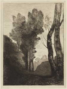 Dintorni di Roma da Jean Baptiste Camille Corot