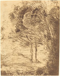 Dintorni di Genova, 1860 da Jean Baptiste Camille Corot