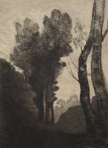 Dintorni di Roma da Jean Baptiste Camille Corot