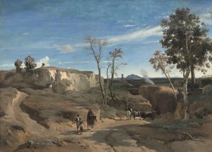La Cervara, la campagna romana da Jean Baptiste Camille Corot