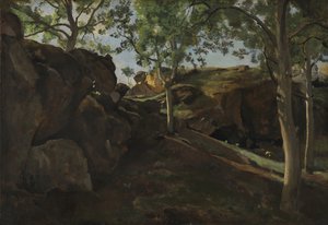 La Châtaigneraie, 1830-40 da Jean Baptiste Camille Corot