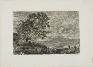 Lago nel Tirolo da Jean Baptiste Camille Corot